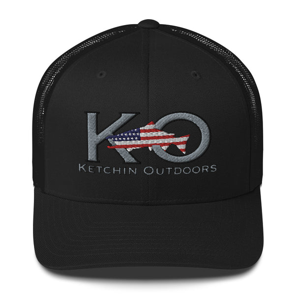 KO Salmon Patriot Trucker Cap