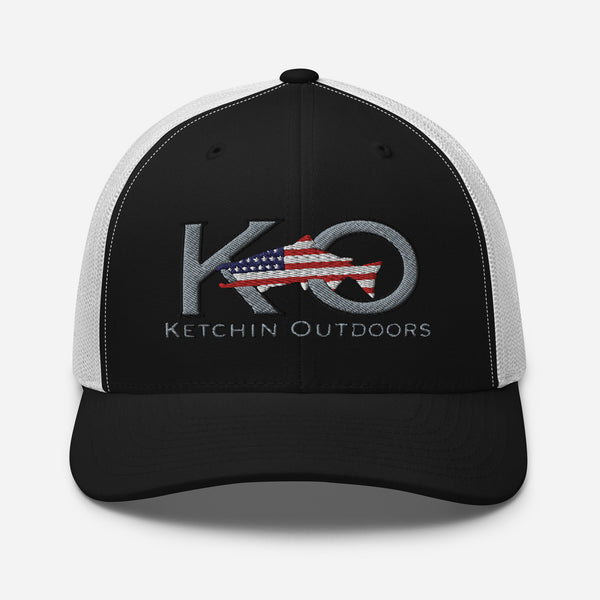 KO Salmon Patriot Trucker Cap
