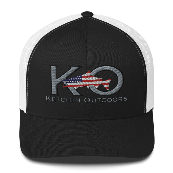 KO Salmon Patriot Trucker Cap