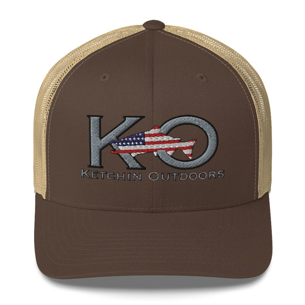 KO Salmon Patriot Trucker Cap