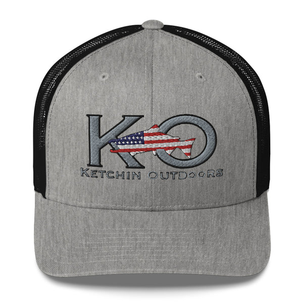 KO Salmon Patriot Trucker Cap